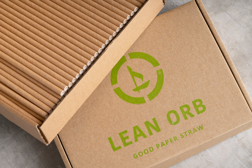 Compostable paper straw