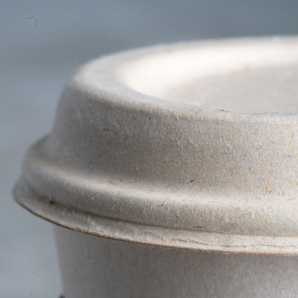 Biodegradable coffee cup lid