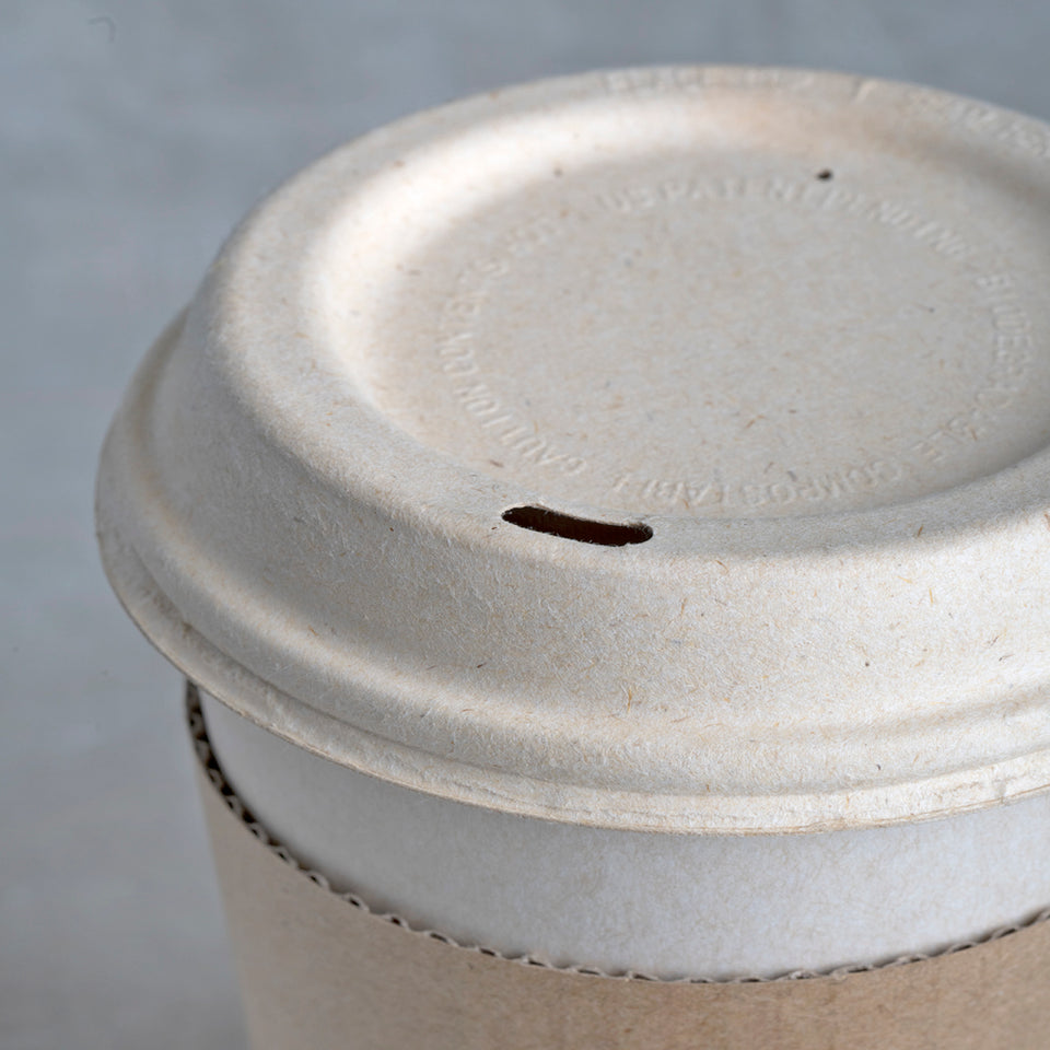 Biodegradable to go lid