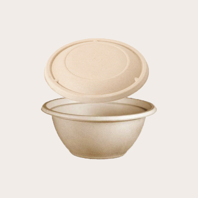 Biodegradable takeout bowl